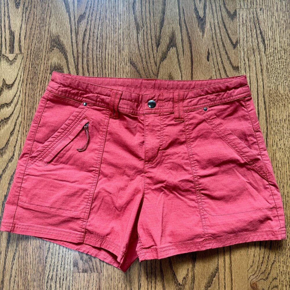 Title Nine Big B Shorts Cargo Hiking Shorts Women's Size 10 Canyon Red